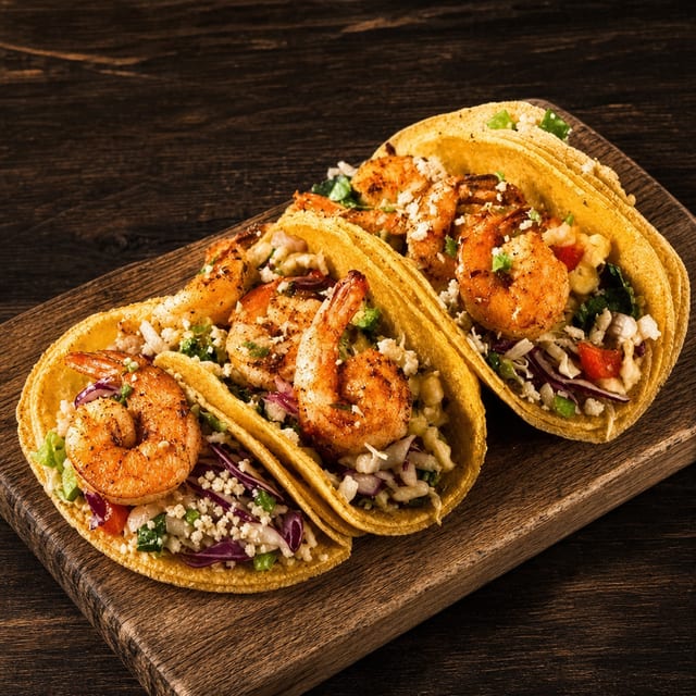 Fish or Shrimp Taco.