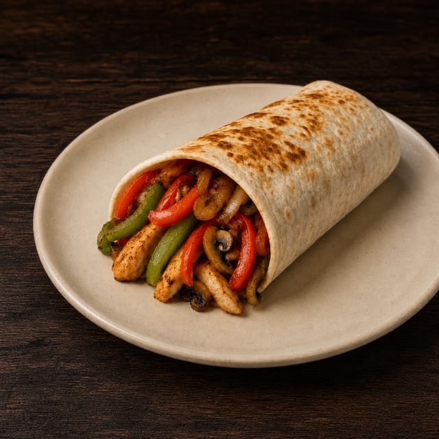 Fajitas Burrito.