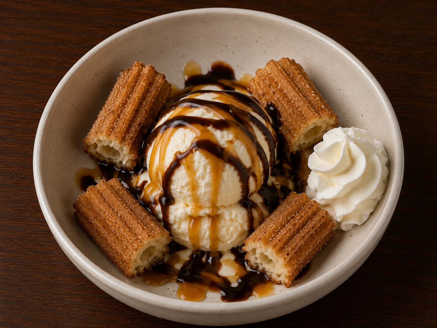 Churros Con Nieve