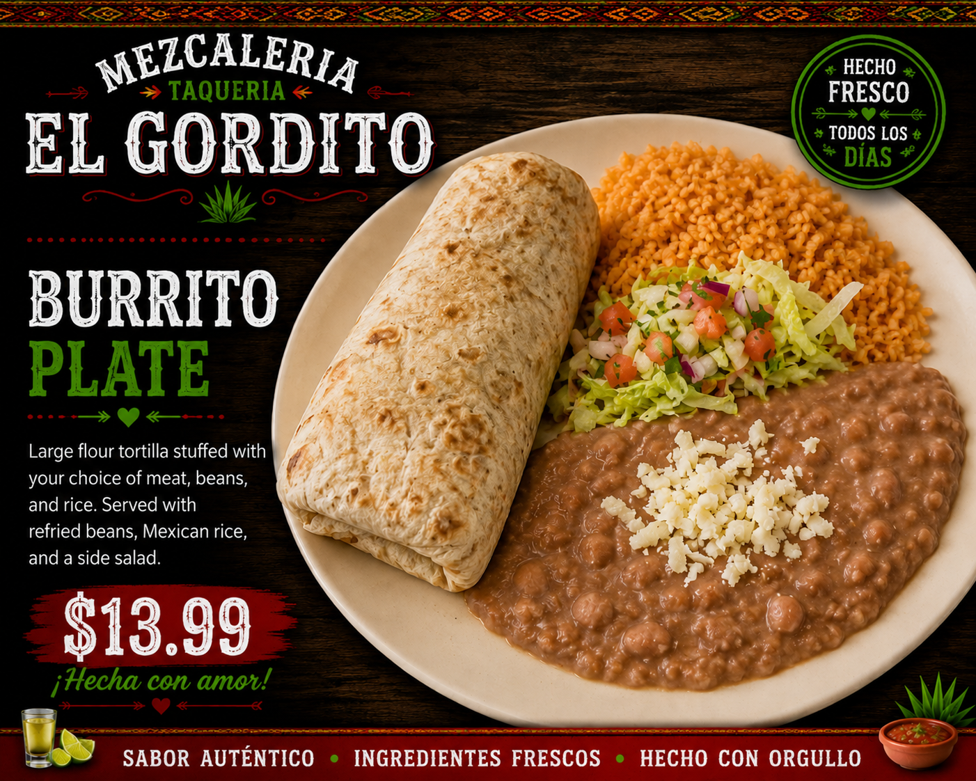 Big Burrito Plate