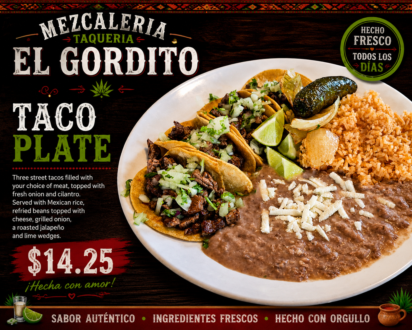 Taco Plate