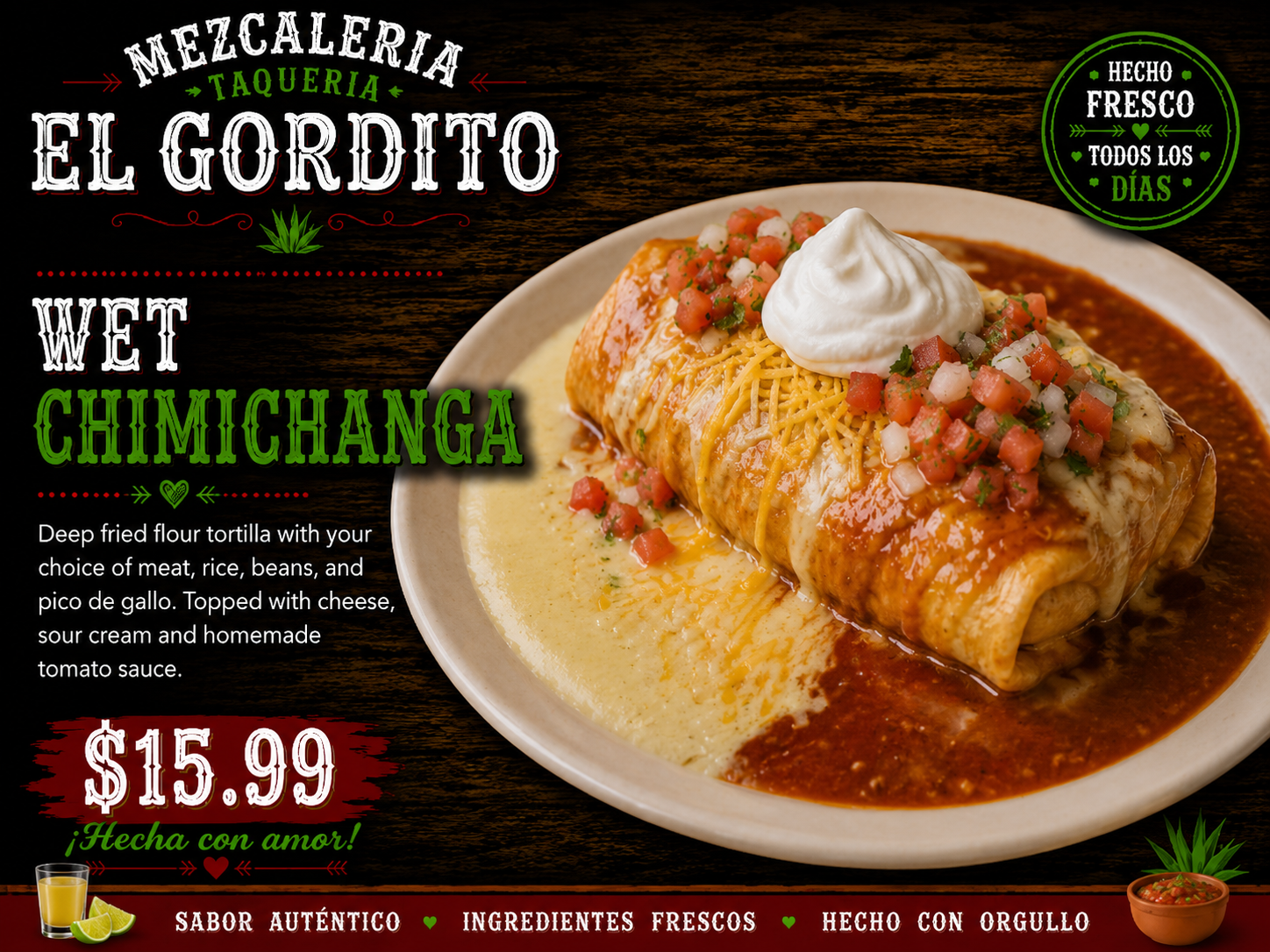 Wet Chimichanga